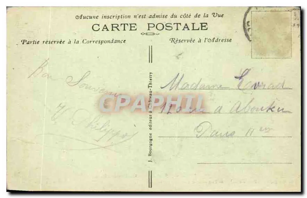 Jouarre (S.-et-M.) — Reliquiare der Kirche — Sts Ebrégisile, Ste Pelagie, St Prix und St Hilaire, Ste Jule, Stes Reliques - Rückseite