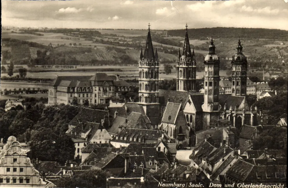 Naumburg/Saale — Dom und Oberlandesgericht — Willibald Nawrath, Nr. 19 - Vorderseite