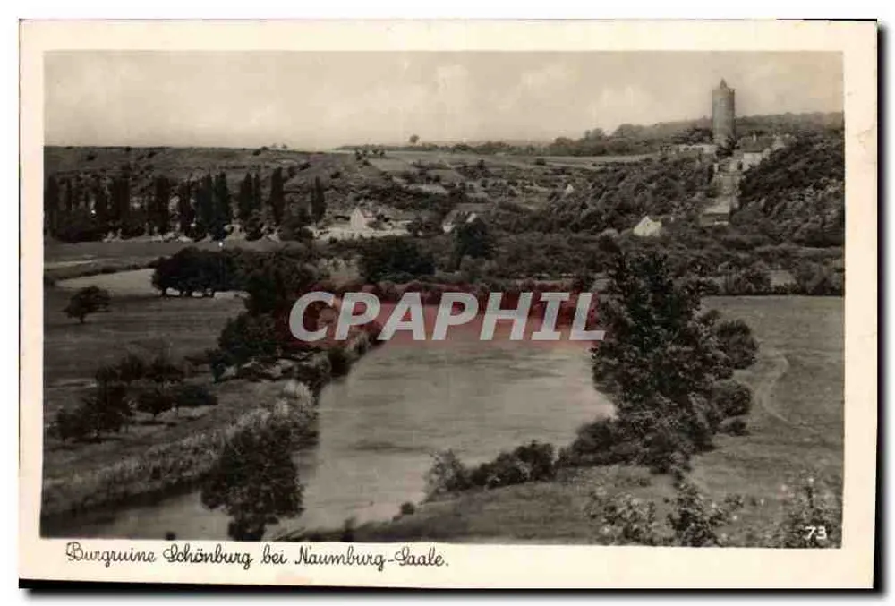 Burgruine Schönburg bei Naumburg-Gaale — Verlag Tanke & Co. Nr. 73 - Vorderseite