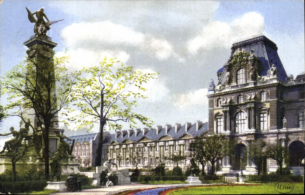 O Louvre e a estátua de Gambetta — Unic, n°2 - Frente