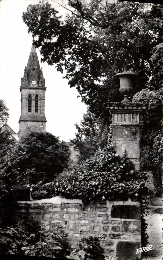 Bourbonne-les-Bains — Die Kirche, Blick vom Schlosspark — Édition de l'Europe - Vorderseite