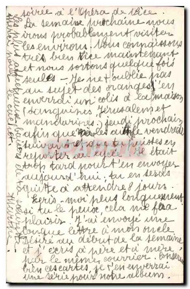 Nice — Promenade des Anglais und Palais de la Jetée — Verlag C.A.P. Nr. 181 - Rückseite