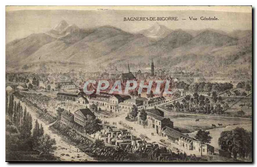 Bagnères-de-Bigorre — Vista Geral — Livraria Sirey, Paris - Frente
