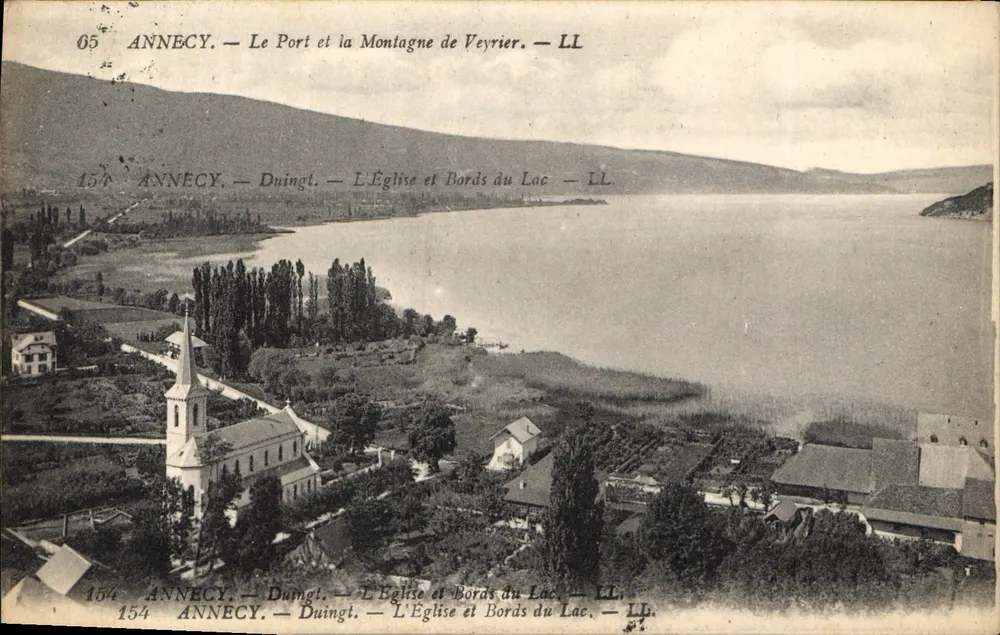 Annecy — Der Hafen und der Berg Veyrier — LL - Vorderseite