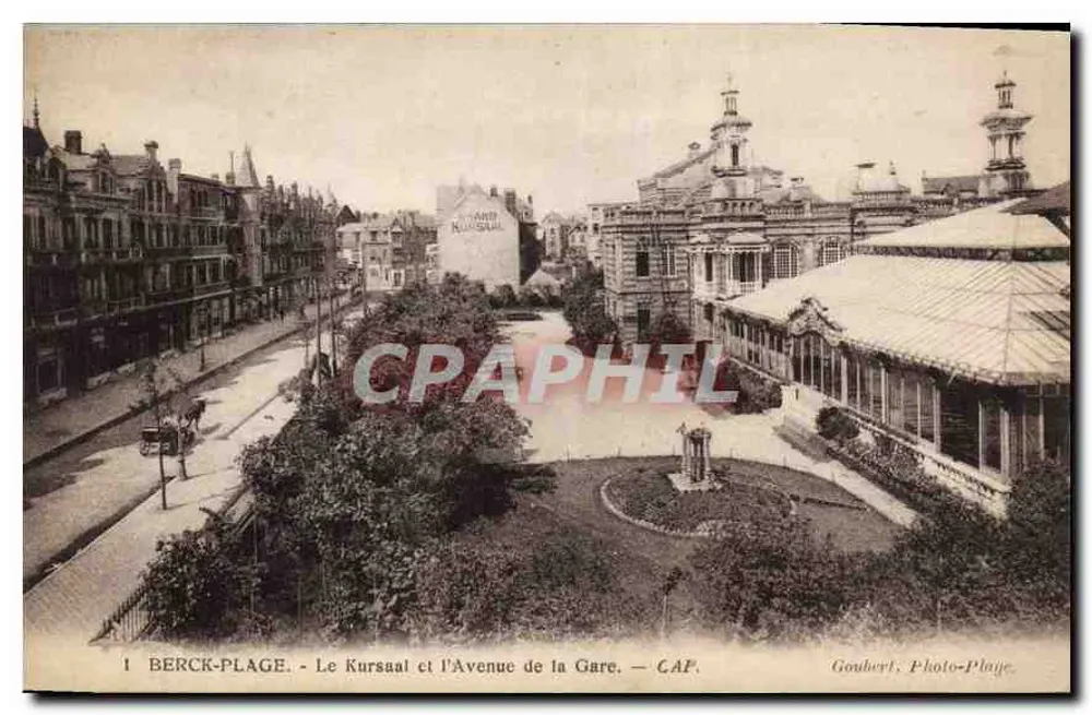 Berck-Plage — Der Kursaal und die Avenue de la Gare — Goubert, Photo-Plage - Vorderseite