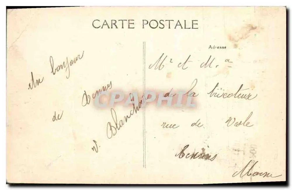 Rennes — O Palácio de Justiça — A. Laurière, Editor, Rennes - Verso