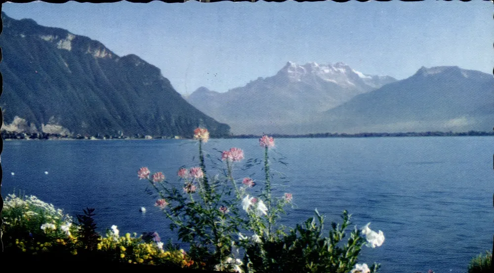 Montreux-Chillon — Der Quai und die Dents du Midi — Jaeger Editions Genf, n°820 - Vorderseite