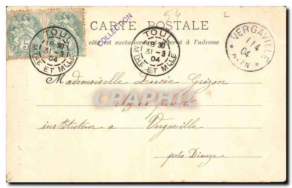 Toul — São Gengoult — Imp. Lamontagne - Verso