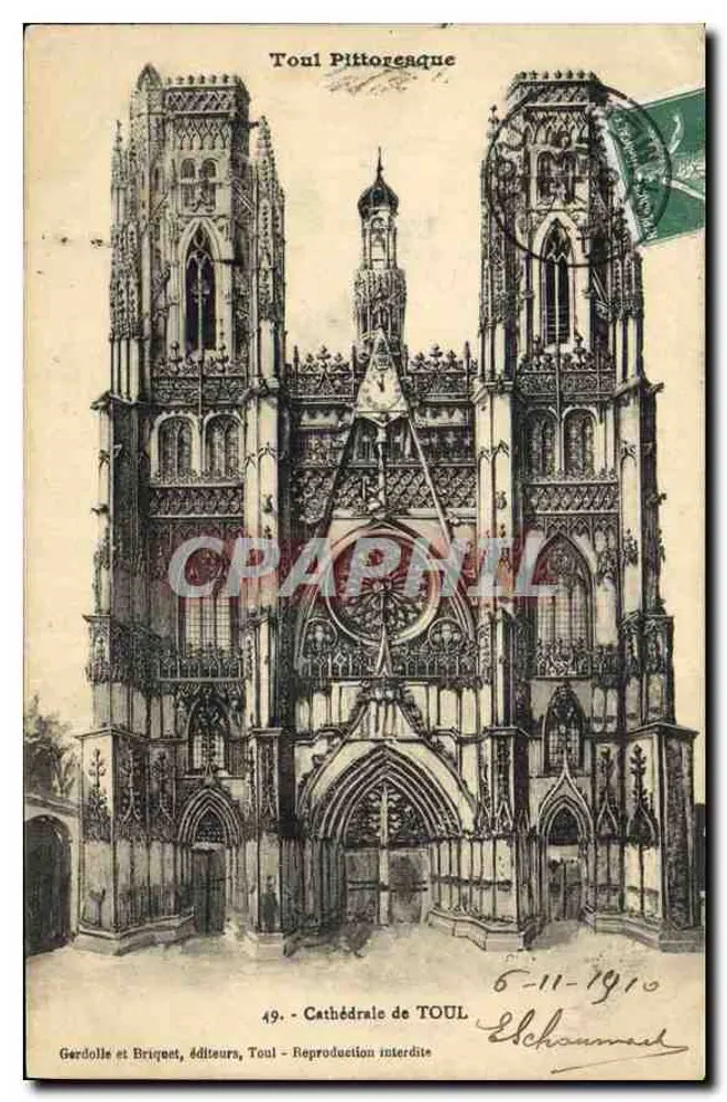 Kathedrale von TOUL — 49. — Gerdolle et Briquet, Toul - Vorderseite
