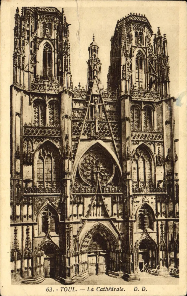 Toul — A Catedral — D.D. n°62 - Frente