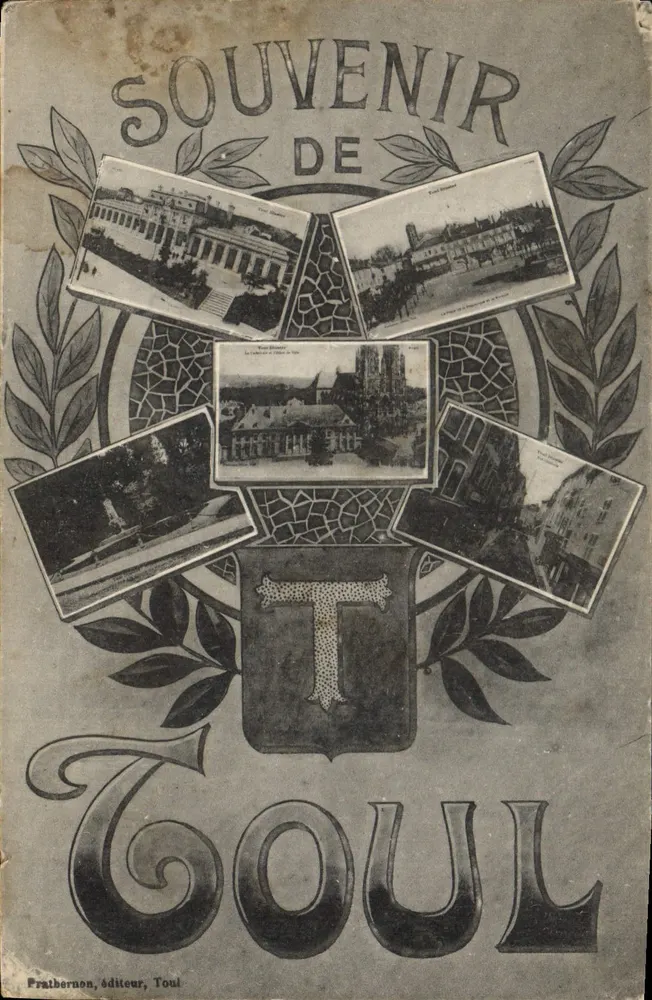 Toul — Lembrança de Toul — Fratbernon, editor, Toul - Frente