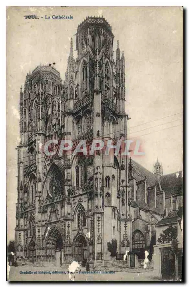 Toulouse - A Catedral — Gerdolle et Briquet, editores, n° 54 - Frente