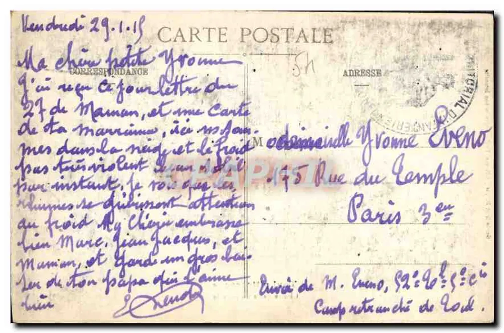 Toul pittoresque — Claustro da Catedral — Gendebie e Brique, editores, Toul - Verso