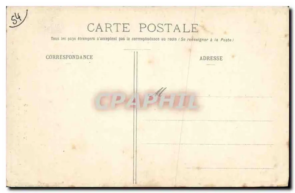 Die Kariatiden — Place de la République — Poirot, Verlag, Toul - Rückseite