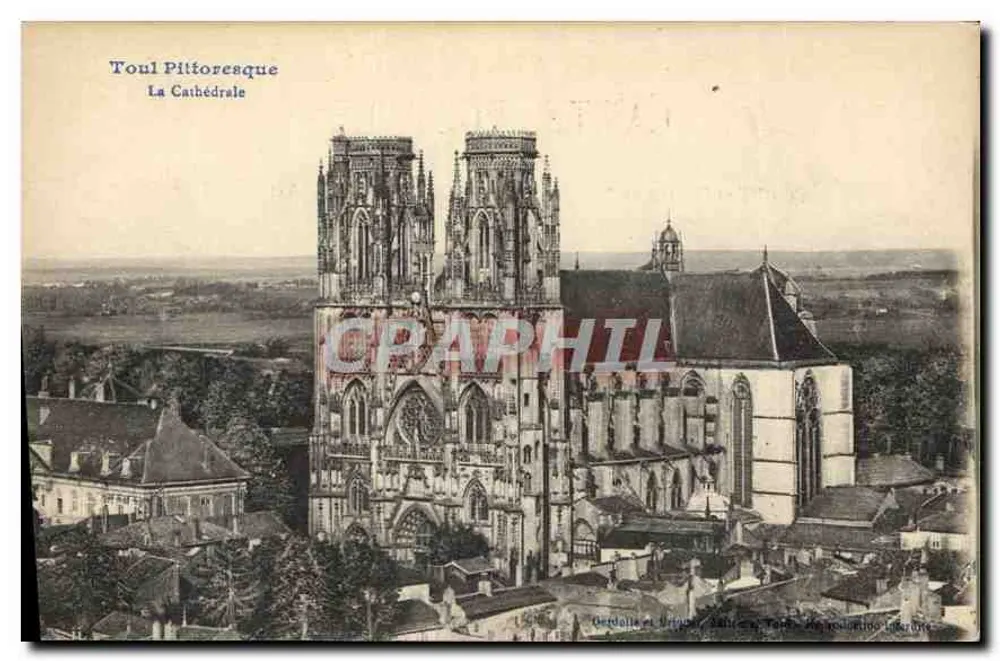Toul Pittoresque — Die Kathedrale — Gondolle et Urbain, Toul, Republik - Vorderseite