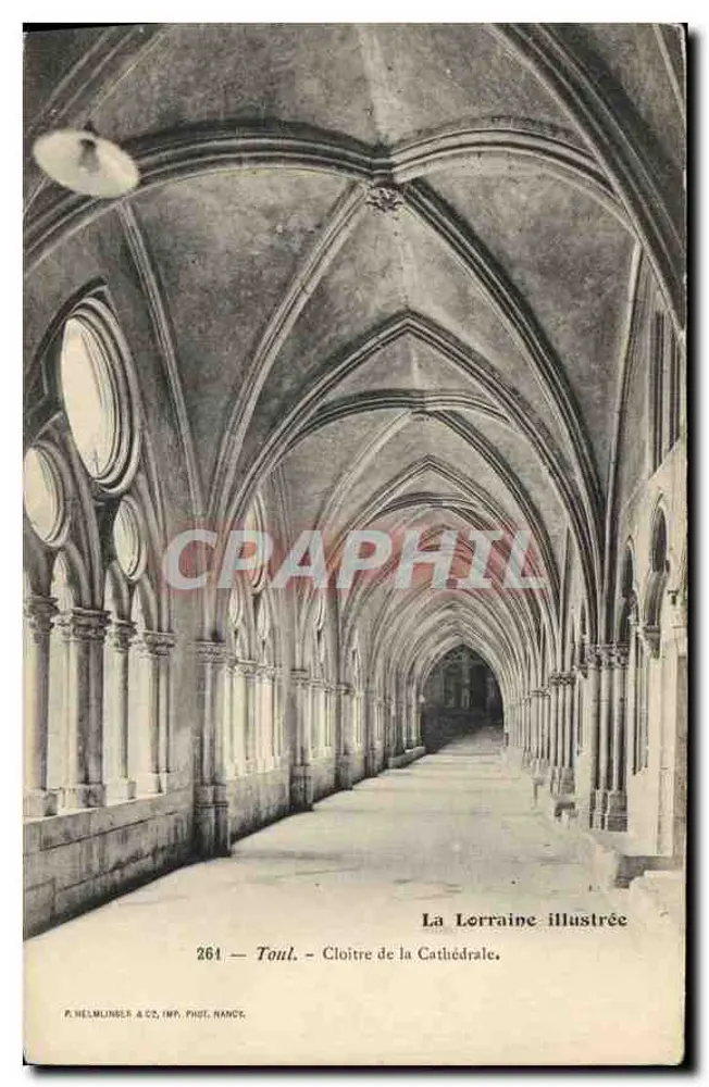 Toul — Klostergarten der Kathedrale — La Lorraine illustrée, n° 261, P. Helmlunder & Cie, Imp. Phot. Nancy - Vorderseite