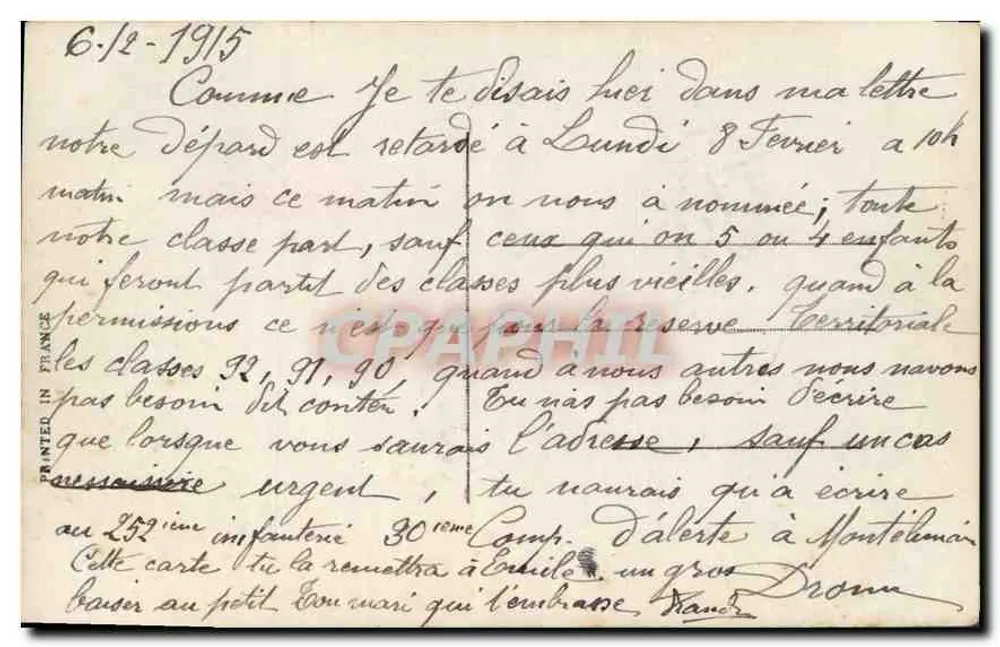 Dziecko w stroju różowym — przed skrzywnikiem z dekoracjami — wydawca Lettres Florensac, nr 3547 - Rewers