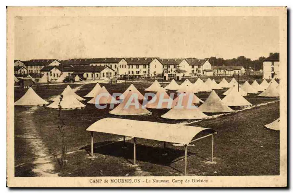 Camp de Mourmelon — Le Nouveau Camp de Division — Imprimé par CPHIL - Anverso
