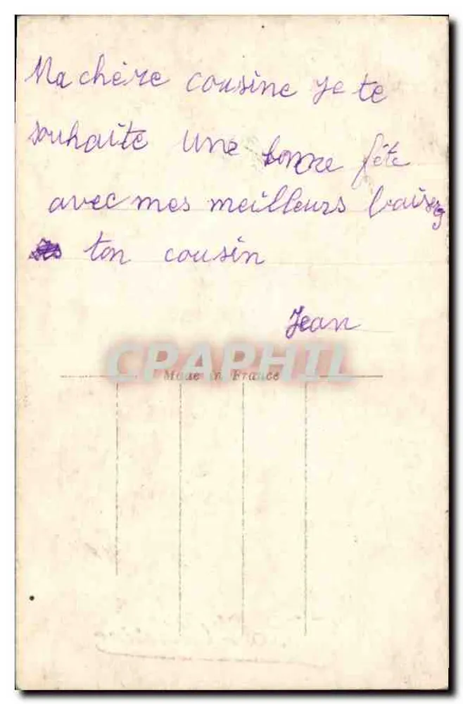 Menina segurando um buquê — Santa Catarina — S.O.L. 3672 - Verso