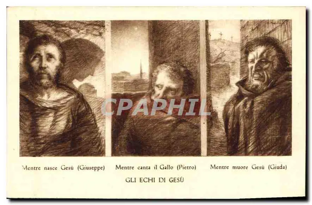 Echody Jezusa — Sceny religijne — Figurazioni Religiose di Mario Antonio Barberis - Awers