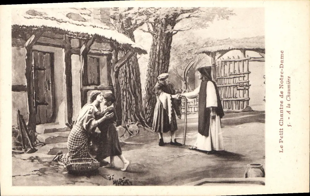 Der kleine Chantre von Notre-Dame — Bei der Chaumière — Verleger Bayard, Nr. 242 - Vorderseite