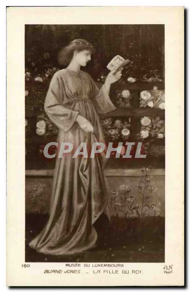 Burne Jones — Die Tochter des Königs — Musée du Luxembourg, Paris - Vorderseite