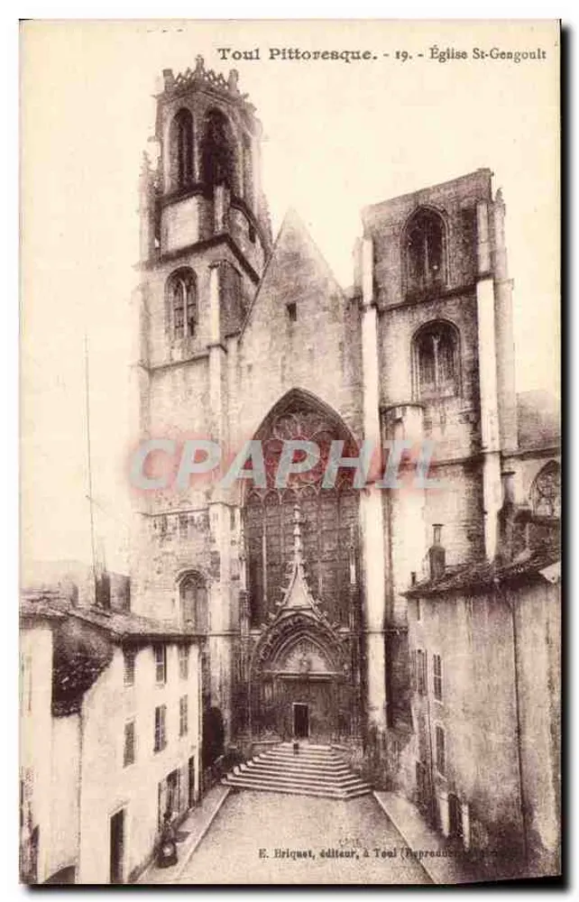 Toulouse pittoresque. - 19. - Kirche St-Gengoult - Vorderseite