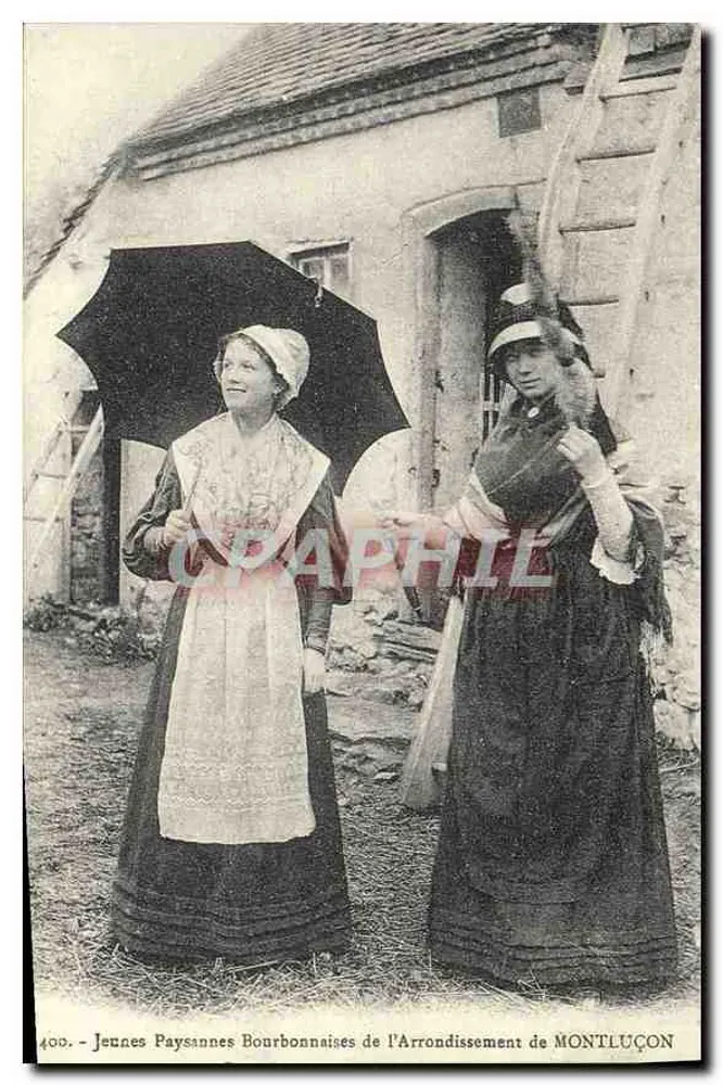 Junge Landmädchen aus dem Bezirk Montluçon — C.E.E.-Ausgabe Nr. 400 - Vorderseite