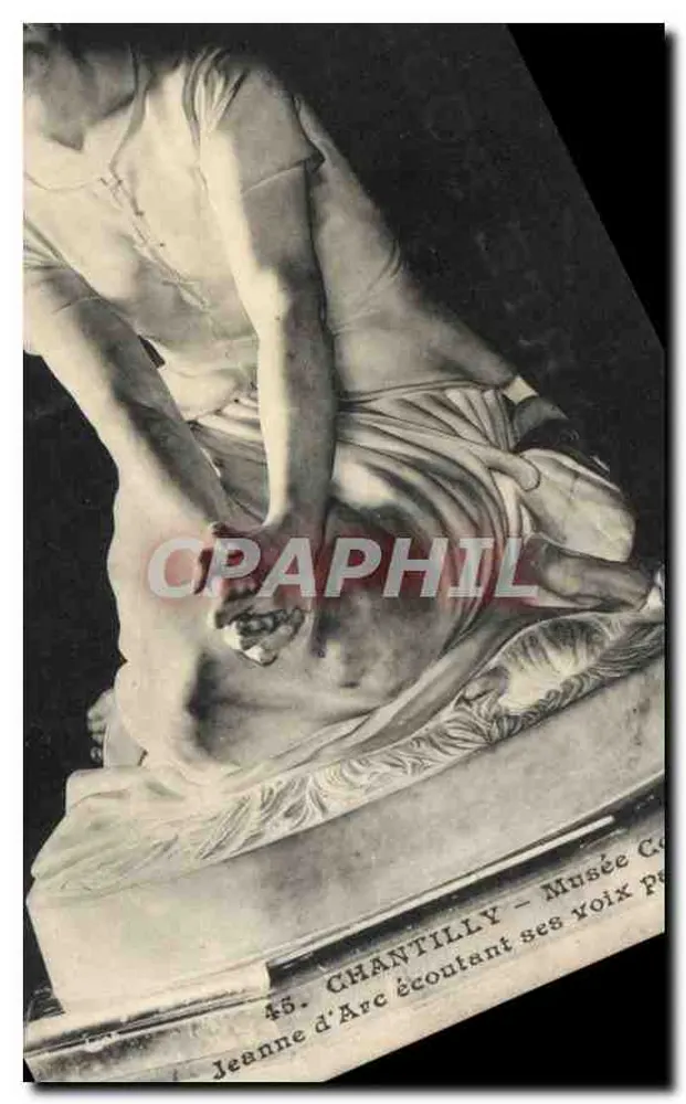 Jeanne d'Arc, die ihren Stimmen lauscht — Museum Chantilly — n°45 - Vorderseite