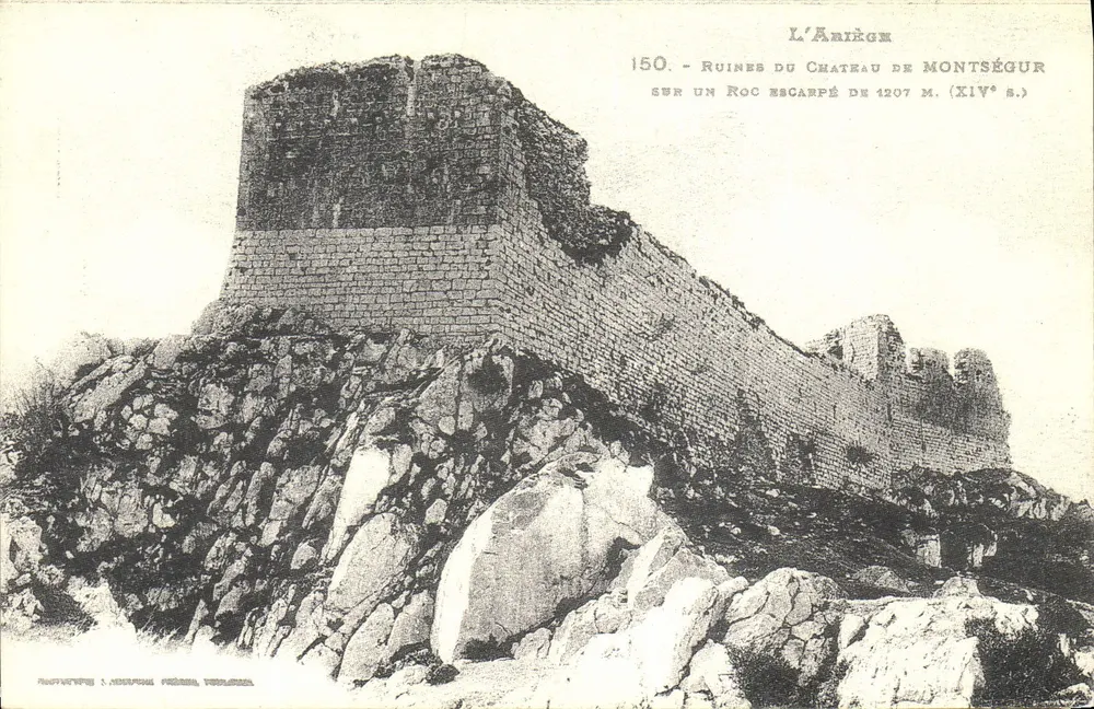 Ruinen des Schlosses Montségur — L'Auriège — n°150 - Vorderseite