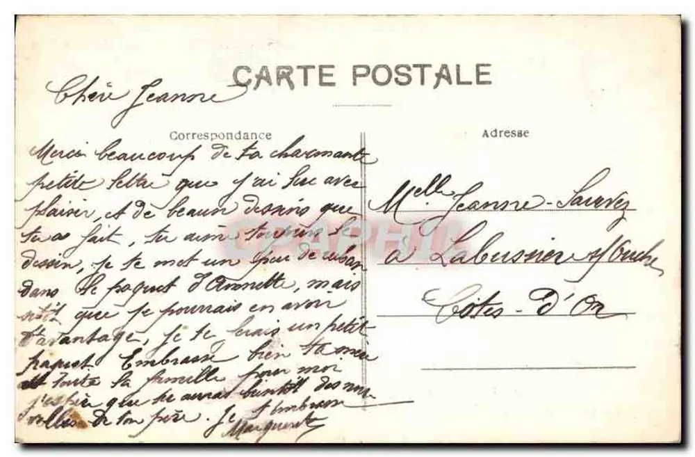 Landschaften des MONT-PILAT — Ein hübscher Unterholz — Edit. Johannis Merlat, St-Etienne - Rückseite