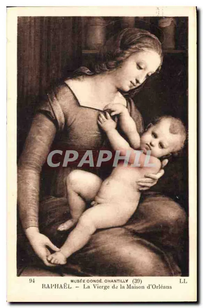 Die Jungfrau von der Maison d'Orléans — Raphael — Musée Condé, Chantilly - Vorderseite