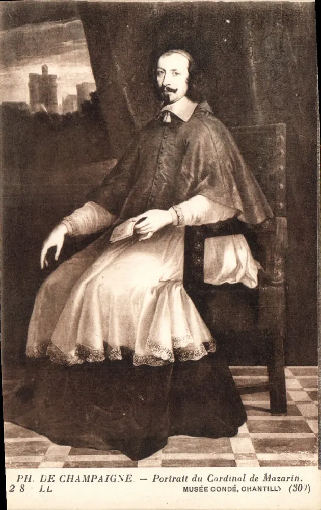 Portrait du Cardinal de Mazarin — Musée Condé, Chantilly — PH. DE CHAMPAIGNE (28 LL) - Vorderseite