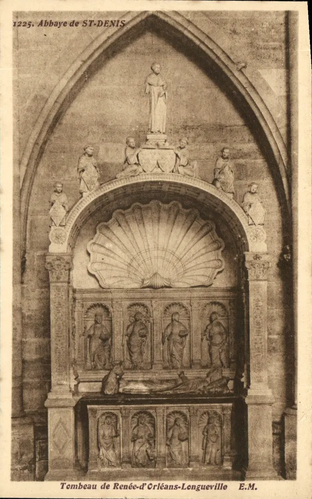 Grab von Renée-d'Orléans-Longueville — Abtei Saint-Denis — E.M. n°1225 - Vorderseite