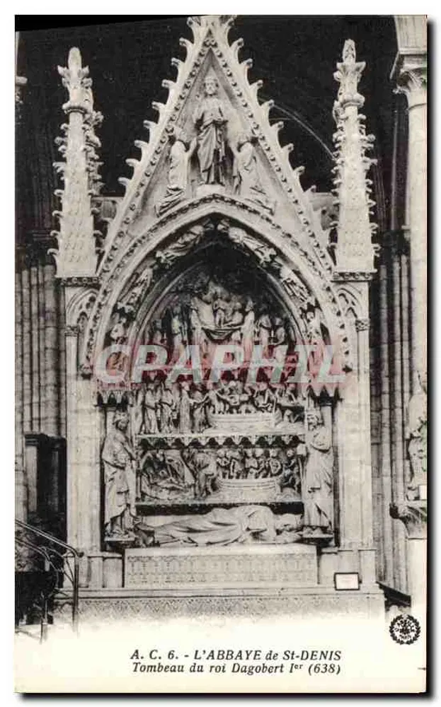 DIE ABBAYE VON ST-DENIS — Grabmal des Königs Dagobert I. (638) — A.C. 6 - Vorderseite