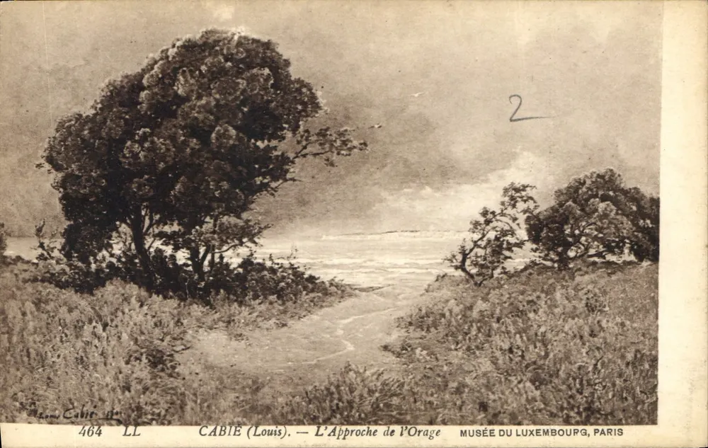 CABIE (Louis) — Der Anbruch des Sturms — Musée du Luxembourg, Paris - Vorderseite
