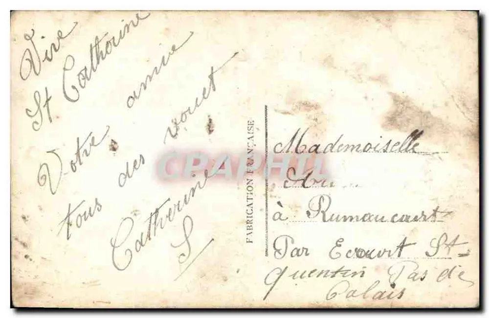 Jeune femme tenant des roses — portrait studio — éditeur FABRICATION FRANÇAISE - Verso