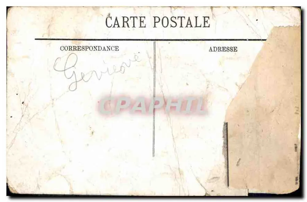 Lourdes — Portrait authentique de Bernadette Soubirous — Imprimerie de Bourgoin - Verso