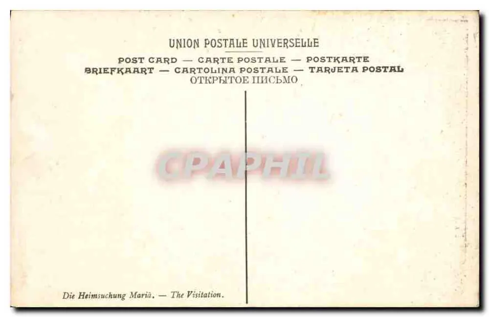 A Visitação — Broederlam — Museu de Dijon - Verso