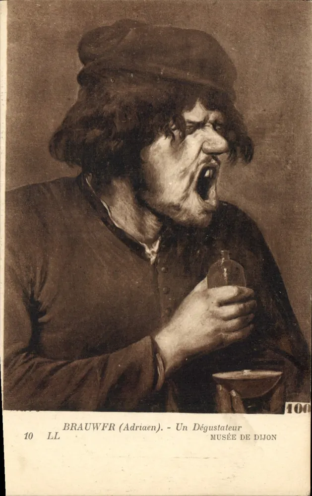 Ein Genießer — Brauwfr (Adriaen) — Museum von Dijon - Vorderseite