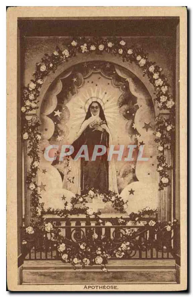Sainte-Thérèse de l'Enfant-Jésus — Apothéose — Editions J. Langlois Paris - Vorderseite