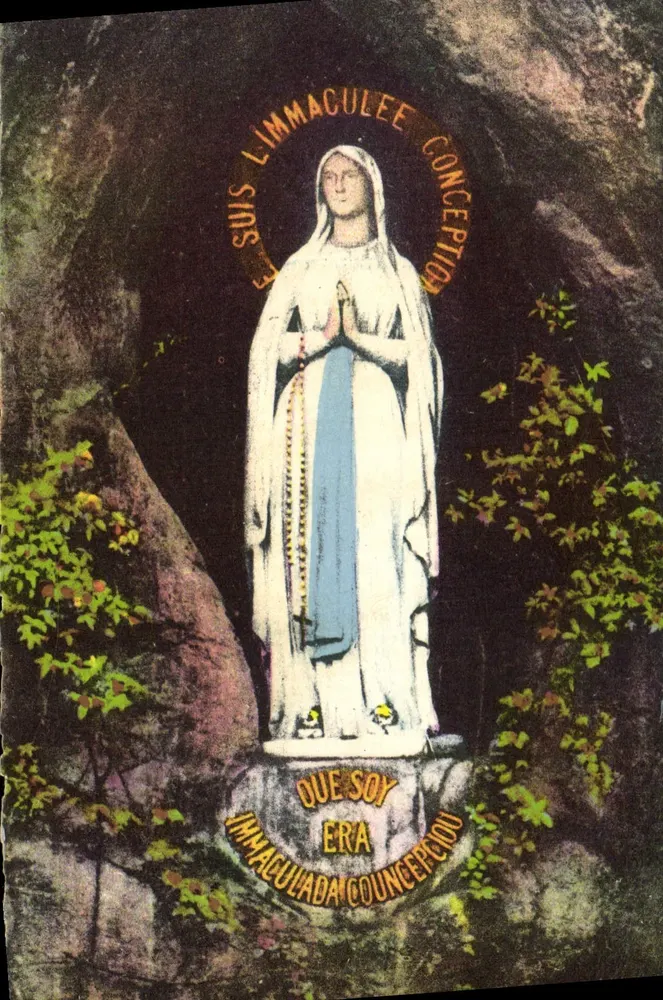 Notre-Dame de la Grotte — Lourdes — Éditions E. Cunault - Vorderseite