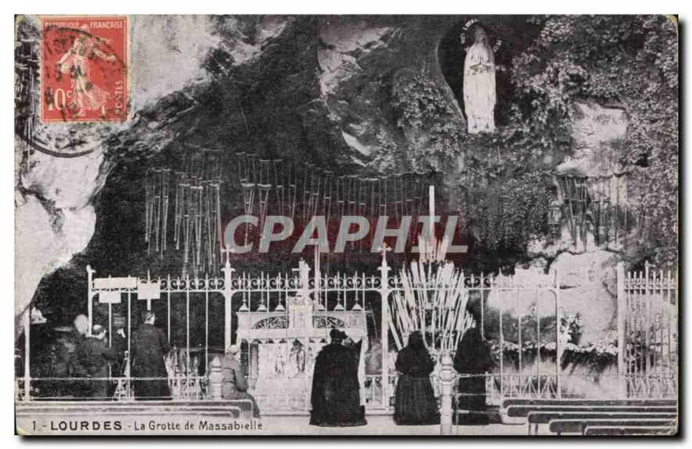 Lourdes - La Grotta di Massabielle — editore Lourdes, n°1 - Recto