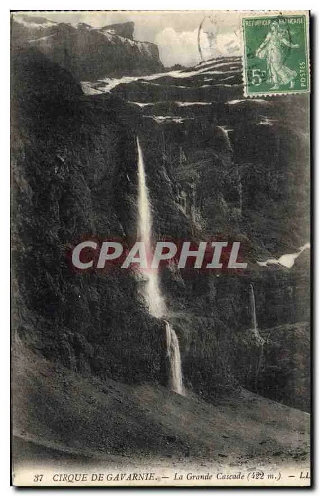 Cirque de Gavarnie — A Grande Cascata (492 m.) — LL n°37 - Frente