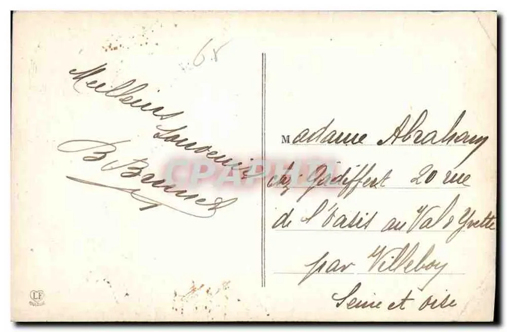 Lourdes - A Aparição — edição L. B. P. Paris - Verso