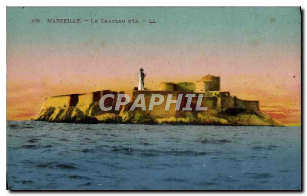 Marselha — O Castelo de If — LL - Frente