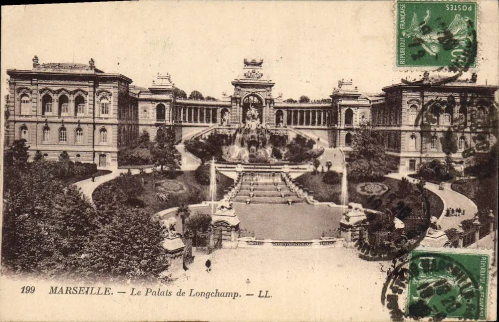 Marselha — O Palácio de Longchamp — LL. n°199 - Frente