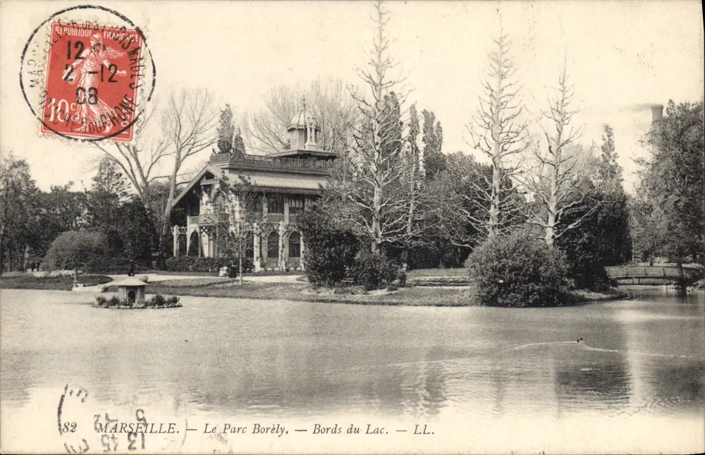 Marsiglia — Il Parco Borély — Bords du Lac — LL. - Recto