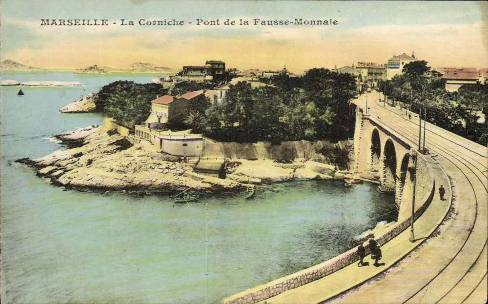 Marseille - Die Corniche - Pont de la Fausse-Monnaie - Vorderseite