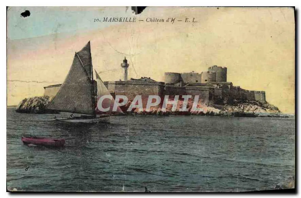 Marseille — Château d'If — éditeur E.L. n°10 - Frente